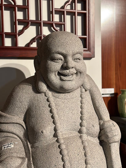 Traditional Chinese Happy Buddha Stone Statue