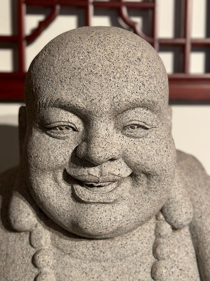 Traditional Chinese Happy Buddha Stone Statue