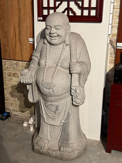 Traditional Chinese Happy Buddha Stone Statue