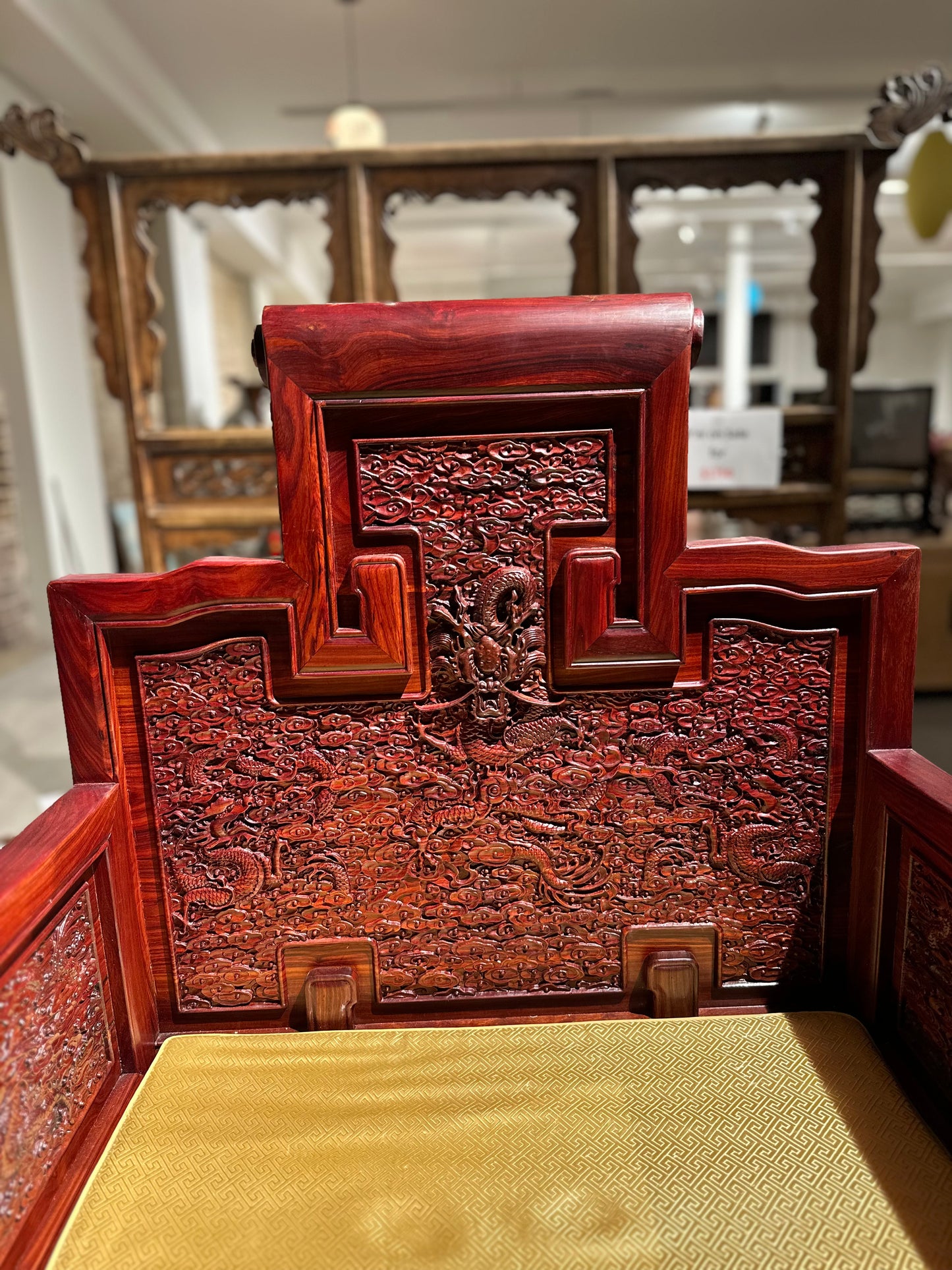 Traditional Chinese Imperial Dragon Chair