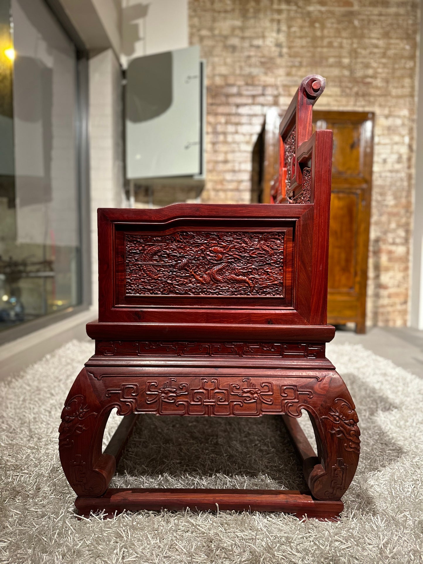 Traditional Chinese Imperial Dragon Chair