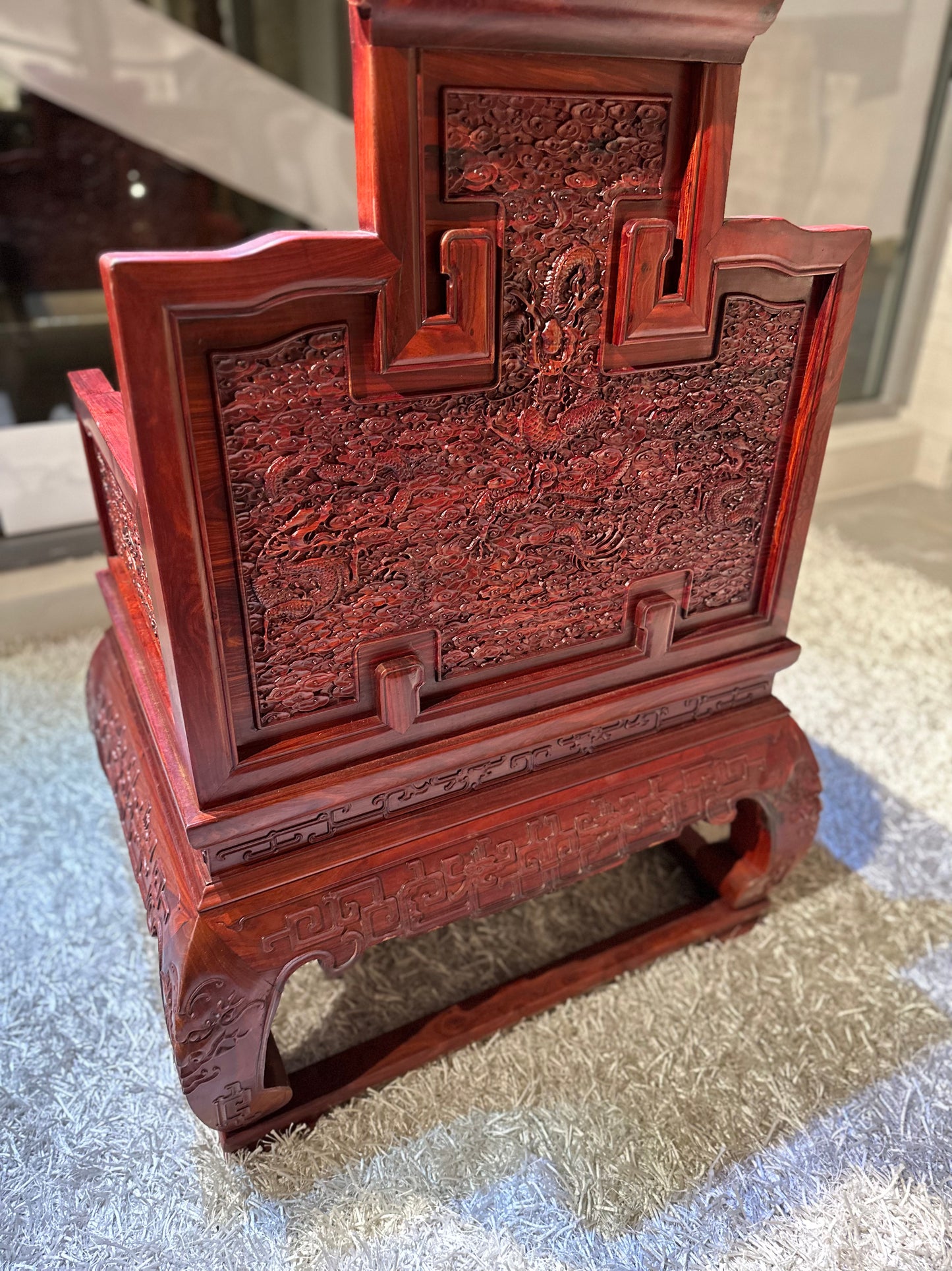 Traditional Chinese Imperial Dragon Chair