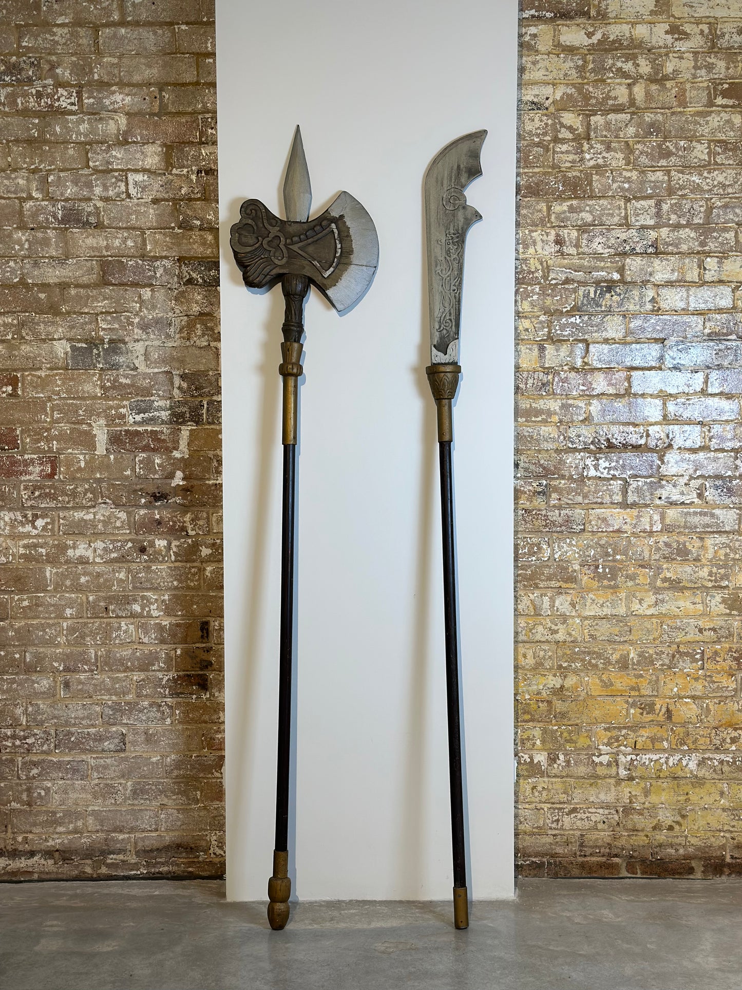 Wooden Traditional Chinese Battle Polearm Weapons